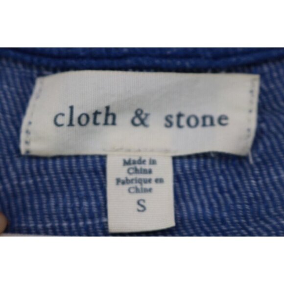 Cloth and Stone Cold Shoulder Long Sleeve Gauzy Dress-Size Small - Picture 4 of 8